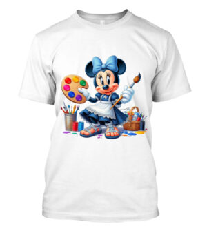 camiseta personalizada mickey mouse pintor artista (copia)