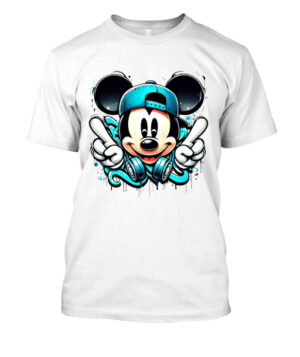 camiseta personalizada de mickey mouse con coche clásico (copia)