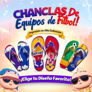 Chanclas Equipos de Fútbol