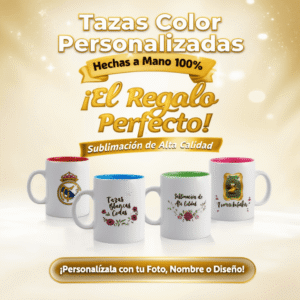 Tazas Color Personalizadas