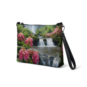 bolso con correa paisaje cascadas