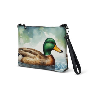 bolso con correa pato